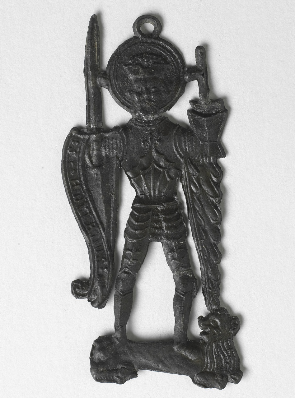 Insigne voorstellende Adrianus van Geraardsbergen, 1450-1500